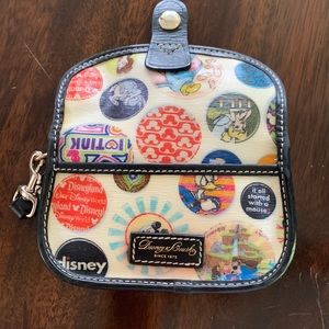 Dooney & Bourke Disney Parks flap snap wristlet I love Tink